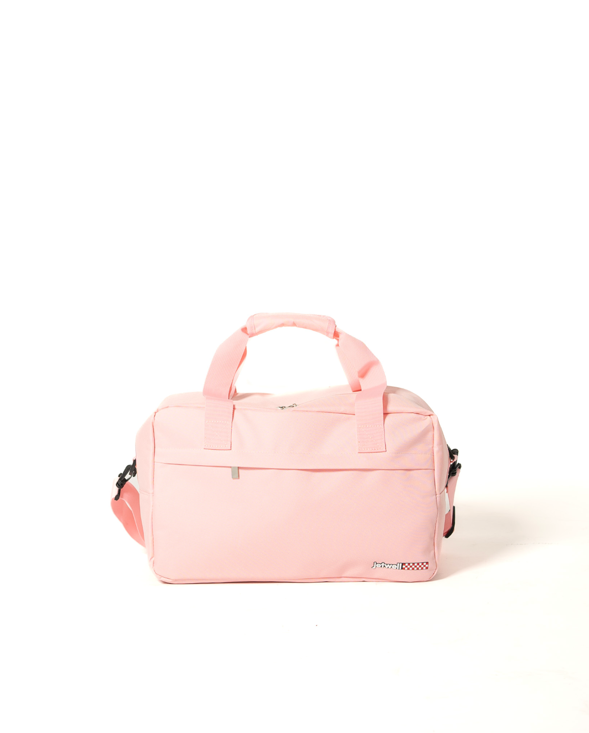 "Travel Light" Water-Resistant Duffel Bag, Pink