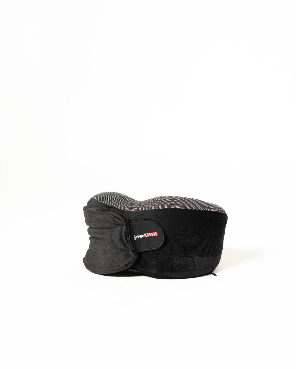 "Travel Light" Water-Resistant Duffel Bag, Black + Neck Pillow